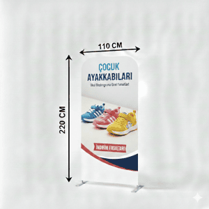110×220 cm Tekstil Rollup Banner