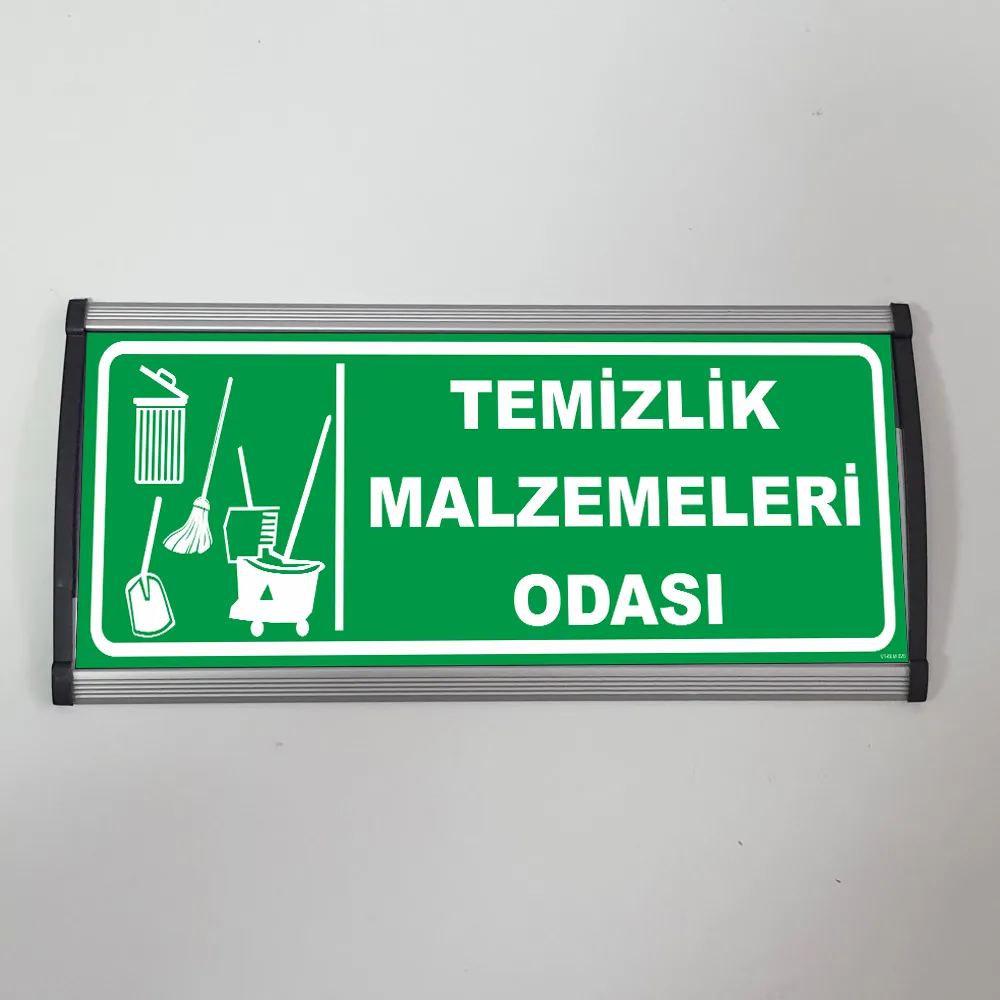 Alüminyum Kapı İsimliği 12×25 cm