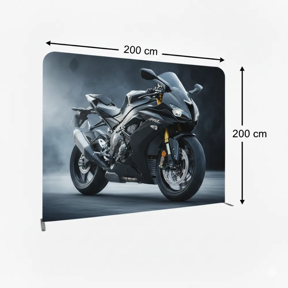 200×200 cm Düz Tekstil Backdrop