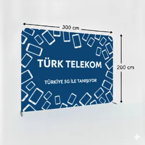 300×200 cm Düz Tekstil Backdrop