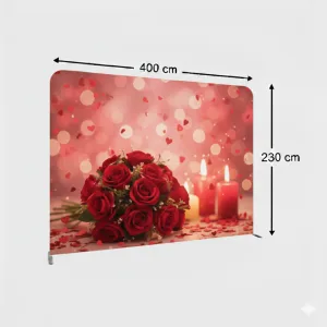 400×230 cm Düz Tekstil Backdrop