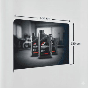 450×230 cm Düz Tekstil Backdrop