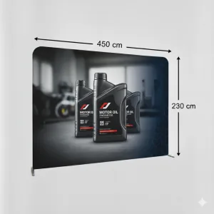 450×230 cm Düz Tekstil Backdrop