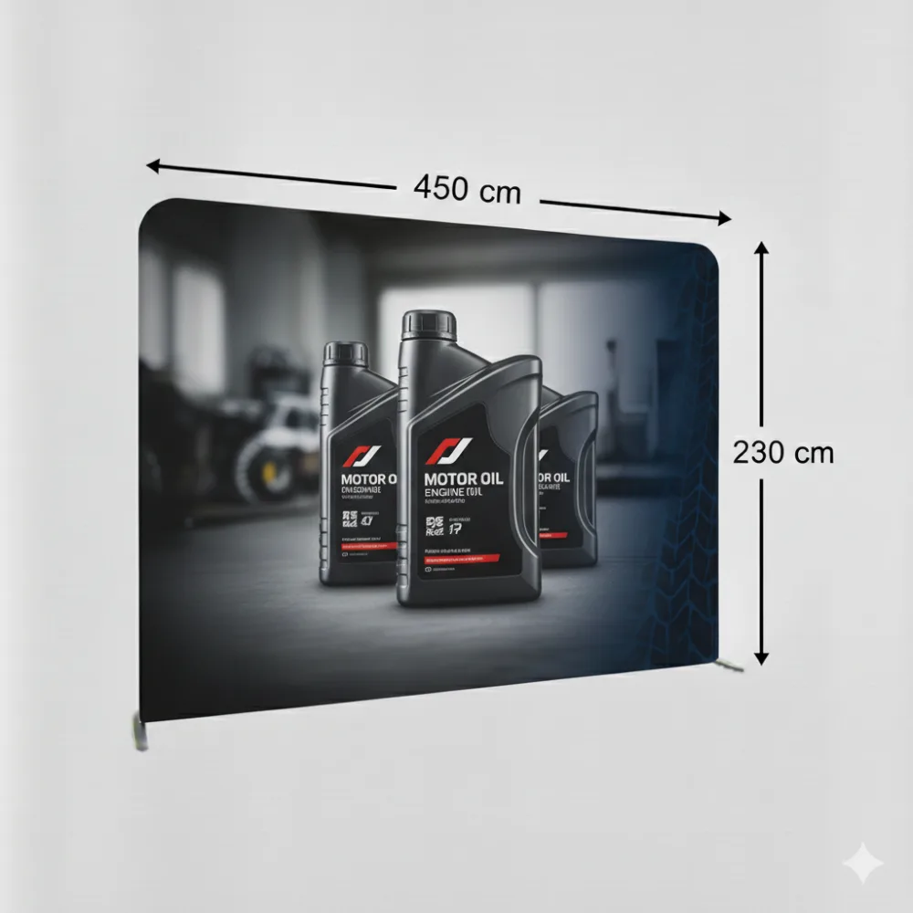 450×230 cm Düz Tekstil Backdrop