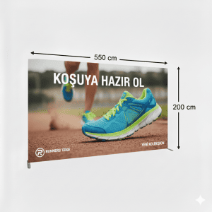 550×200 cm Düz Tekstil Backdrop