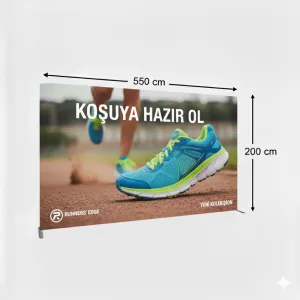 550×200 cm Düz Tekstil Backdrop