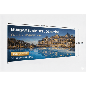 600×230 cm Düz Tekstil Backdrop