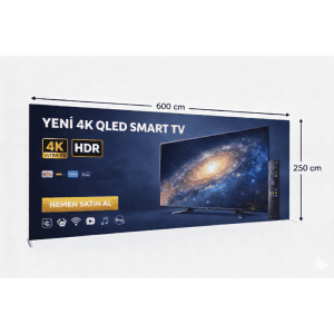 600×250 cm Düz Tekstil Backdrop