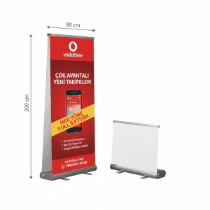 Smart Roll Banner Çift Taraflı Çantalı 90×200 cm