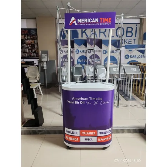 Oval Plastik Tanıtım Standı